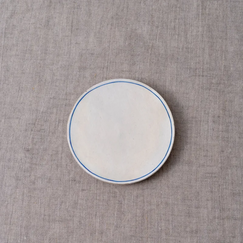 Yon Ho Kyung 4.75" Blue Line Round Plate Fashion