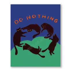 NEKO.CO.NEKO. Cat Print - Do Nothing Discount