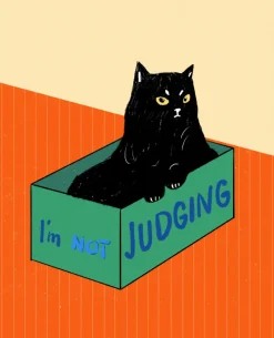 NEKO.CO.NEKO. Cat Print - I'm Not Judging Outlet