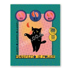 NEKO.CO.NEKO. Cat Print - Manifesto is Power Fashion