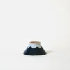 Mogutable Selects Ceramic Mt. Fuji Japanese Rice Bowl In Blue New