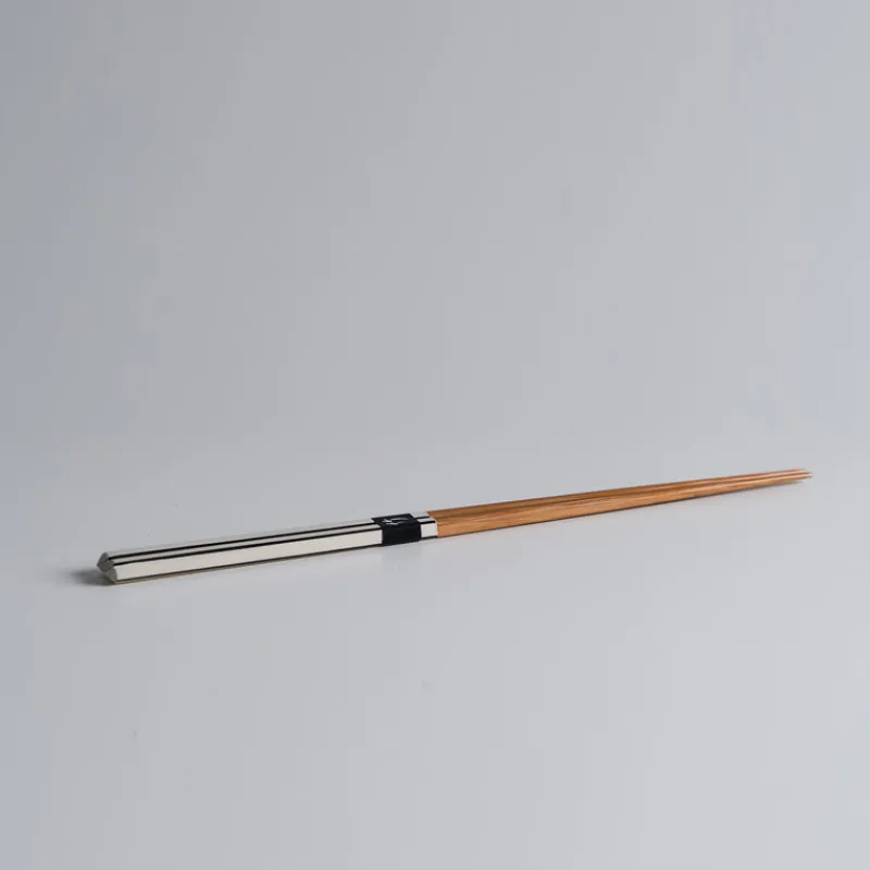 Ouchi Kougei Diamond Cut Sharpened Chopsticks - White/Black New