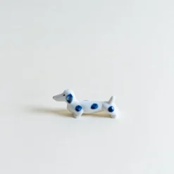 Mogutable Selects Dog Chopstick Rest in Blue Clearance