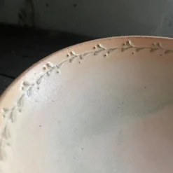 A⊆Z Footed Dessert Bowl in Orange Brown Hot