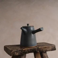OKAUEYAKUMO Handmade Teapot in #187 Blue Hot