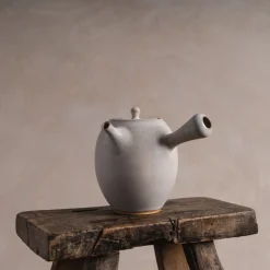 OKAUEYAKUMO Handmade Teapot in #85 White - Style B Online