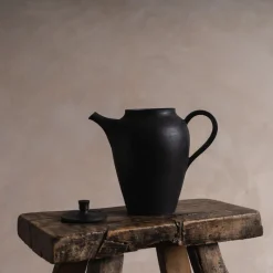 OKAUEYAKUMO Handmade Teapot in Charcoal Outlet