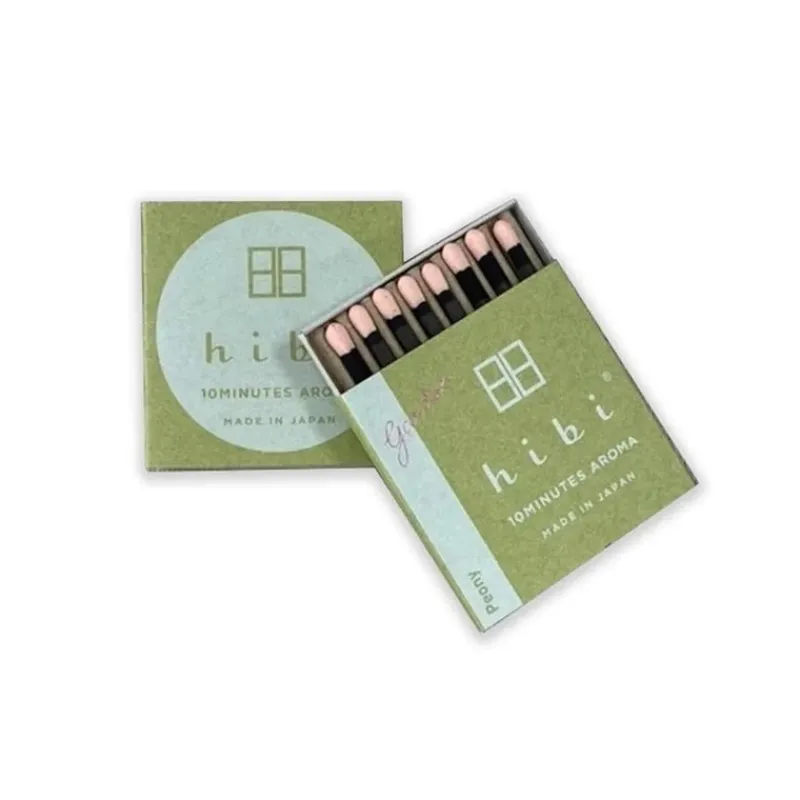 Hibi Incense Matches - Peony Hot