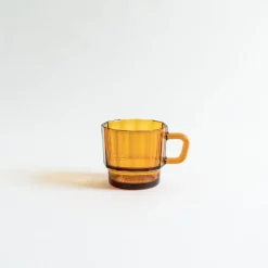 HMM W Glass in Amber Hot