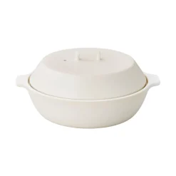 kinto Large KAKOMI Donabe in White 2.5L Fashion