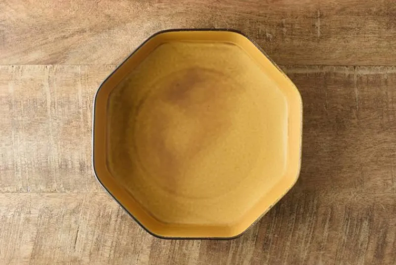 Tsudoi Octagon Smoky Mustard Deep Plate Best