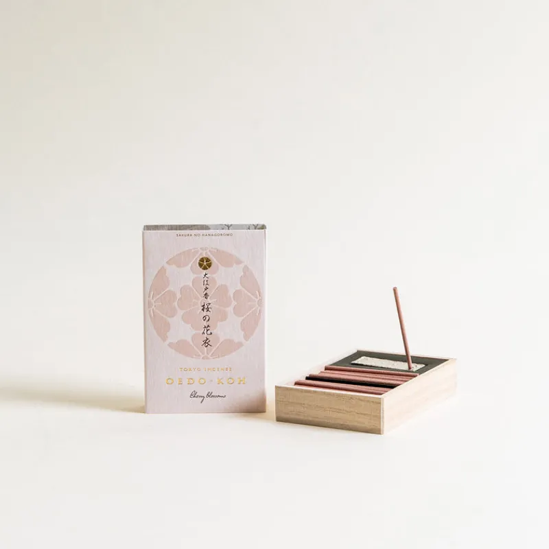 Nippon Kodo OEDO-KOH Cherry Blossom Incense with Holder Sale