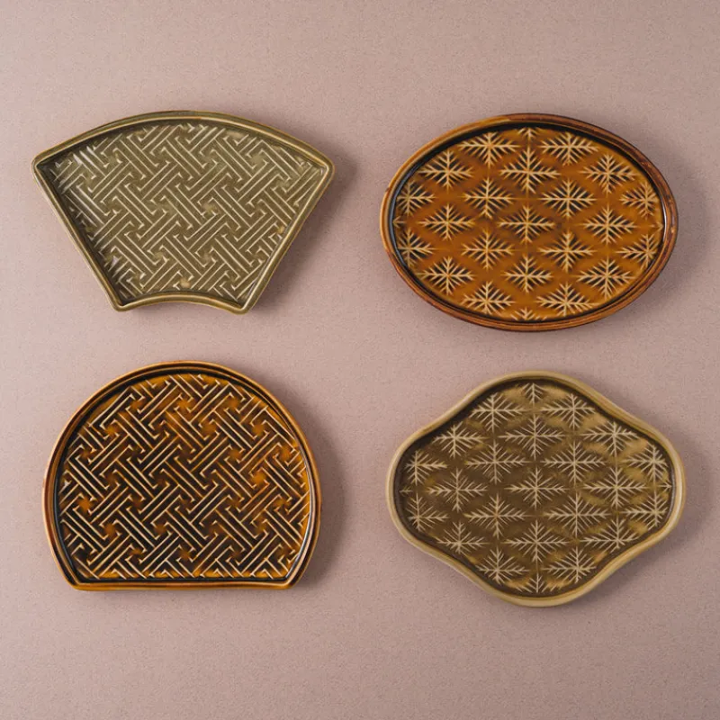 Jang Hun Seong Patterned Plate - Fan Sale
