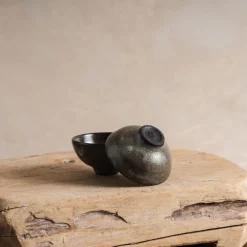 Sheng Ceramic Sake Set in Black Green Online