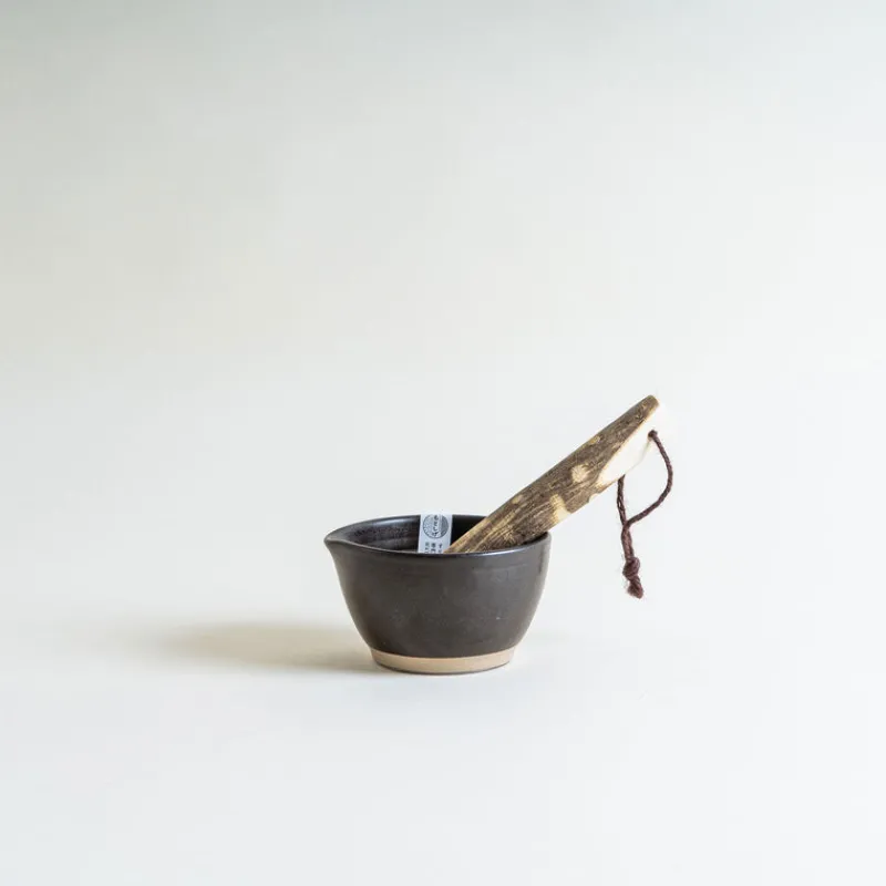 Motoshige Small Mortar and Pestle in Black Sale