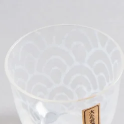 Hirota Glass Taisho Roman Iced Tea Glass in Wave Fashion