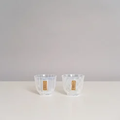 Hirota Glass Taisho Roman Iced Tea Glass in Stripe Fashion