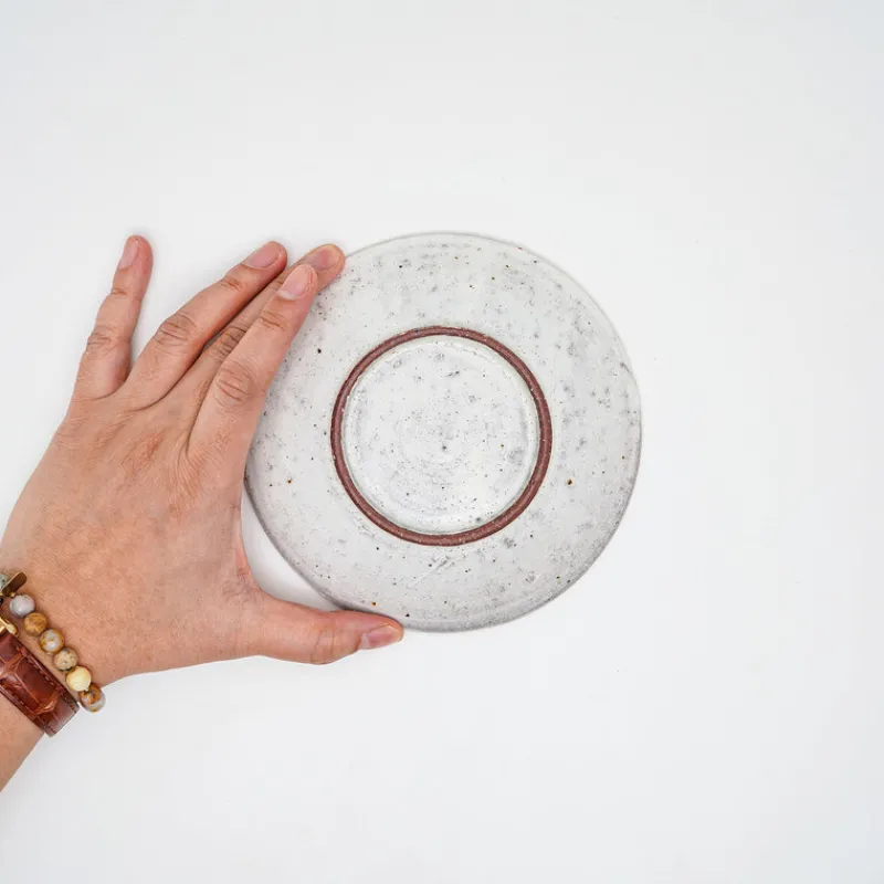 Jang Hun Seong 5.75" White Slip Covered Plate Sale