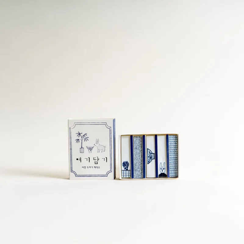 Yeogi-Damki Hand-Painted Chopstick Holder Set Fashion