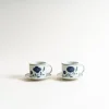 Yeogi-Damki Hand-Painted Mug + Saucer Set Fashion