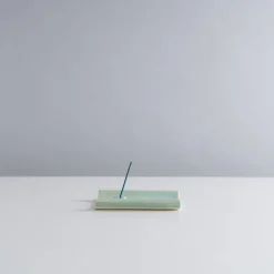 Nippon Kodo Yukari Incense Holder with plate in Green Discount