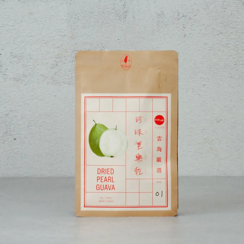 Yun Hai Taiwanese Pantry Yun Hai Selection Dried Fruit: Pearl Guava 雲海嚴選珍珠芭樂乾 Best